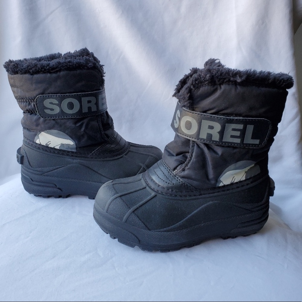 Sorel Children's Black Snow Commander Boot size 12